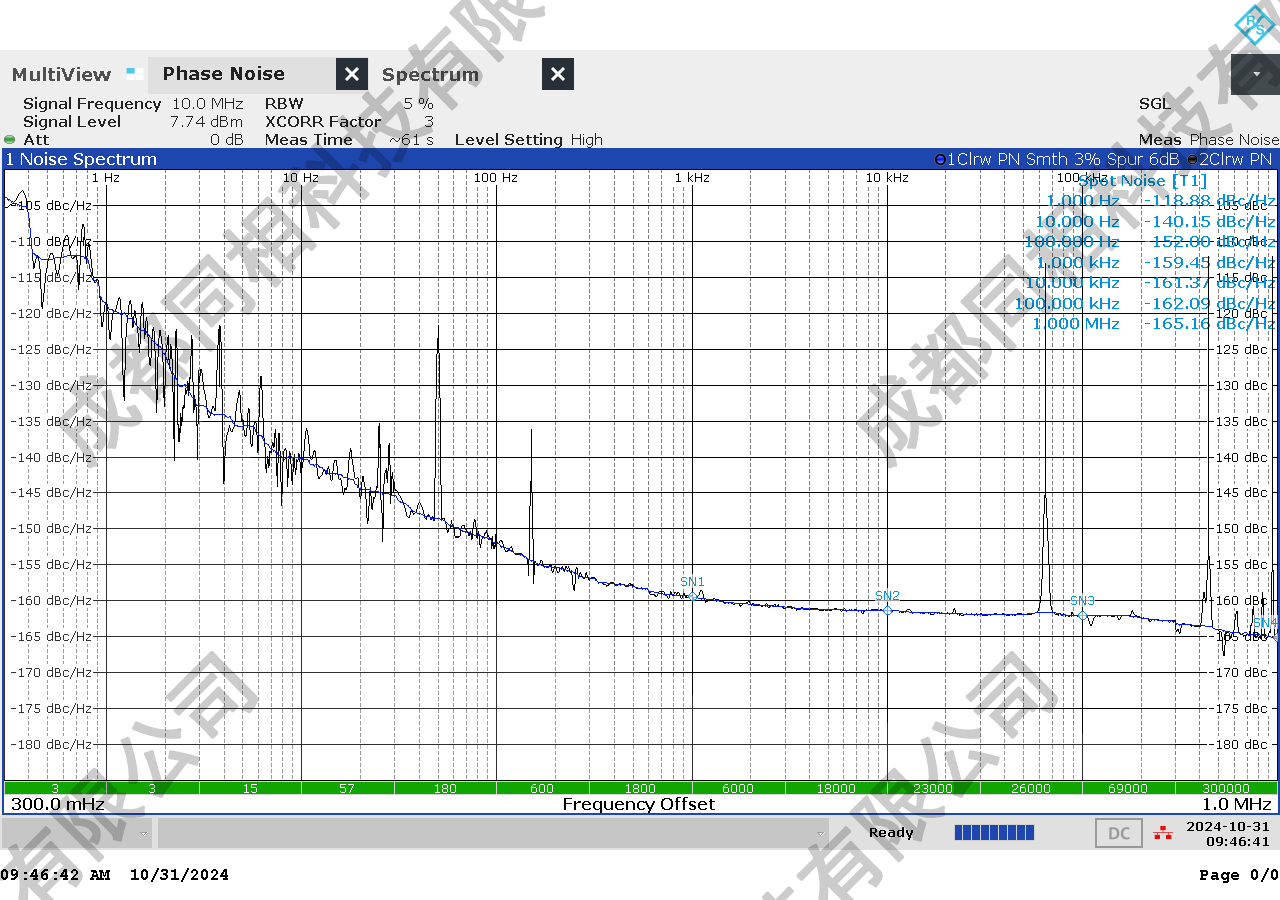 H-10-2500)10MHz相位噪聲測試圖.png